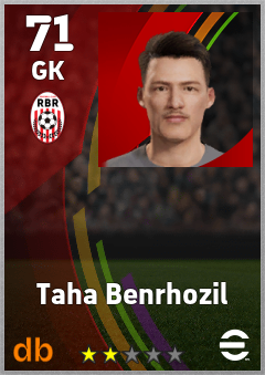 Taha Benrhozil eFootball player card