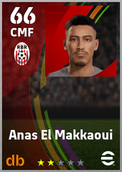 Anas El Makkaoui — CMF, OVR 66, MAX 66