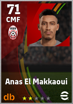 Anas El Makkaoui — CMF, OVR 71, MAX 71