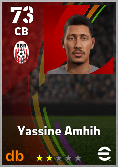 Yassine Amhih — CB, OVR 73, MAX 73