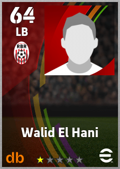 Walid El Hani — LB, OVR 64, MAX 64