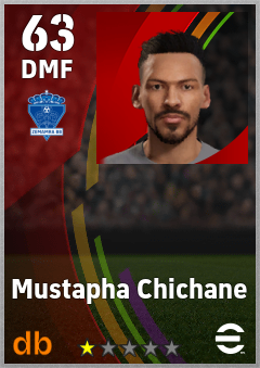 Mustapha Chichane — DMF, OVR 63, MAX 63