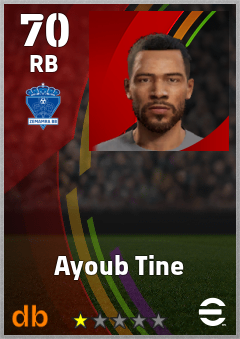 Ayoub Tine eFootball player card