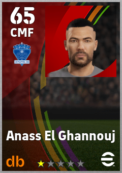 Anass El Ghannouj — CMF, OVR 65, MAX 65