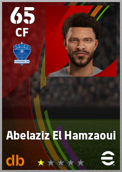 Abelaziz El Hamzaoui — CF, OVR 65, MAX 65