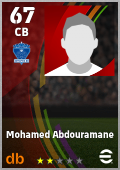 Mohamed Abdouramane — CB, OVR 67, MAX 67