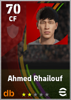 Ahmed Rhailouf eFootball player card