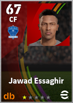 Jawad Essaghir — CF, OVR 67, MAX 67