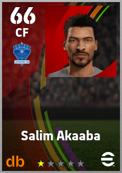 Salim Akaaba — CF, OVR 66, MAX 66