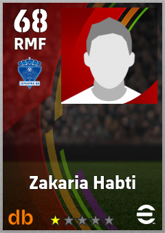 Zakaria Habti — RMF, OVR 68, MAX 68