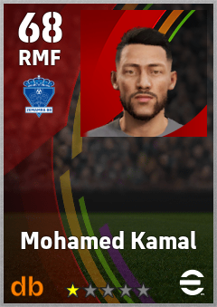 Mohamed Kamal — RMF, OVR 68, MAX 68