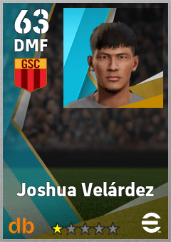 Joshua Velárdez — DMF, OVR 63, MAX 63