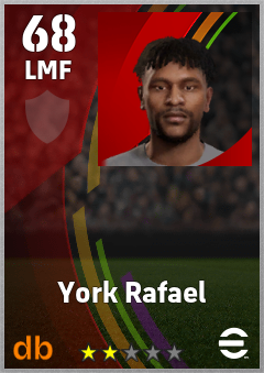 York Rafael eFootball player card