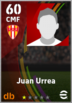 Juan Urrea — CMF, OVR 60, MAX 60