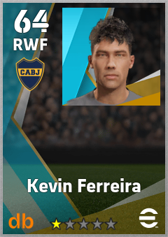 Kevin Ferreira — RWF, OVR 64, MAX 64