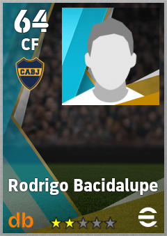 Rodrigo Bacidalupe — CF, OVR 64, MAX 64