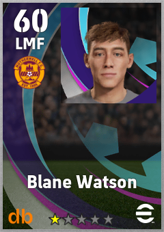 Blane Watson — LMF, OVR 60, MAX 60