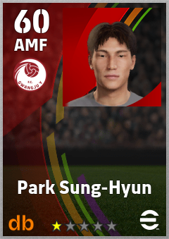 Park Sung-Hyun — AMF, OVR 60, MAX 60