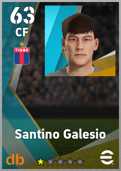 Santino Galesio — CF, OVR 63, MAX 63