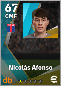 Nicolás Afonso — CMF, OVR 67, MAX 67