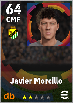 Javier Morcillo — CMF, OVR 64, MAX 64