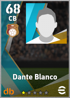 Dante Blanco — CB, OVR 68, MAX 68