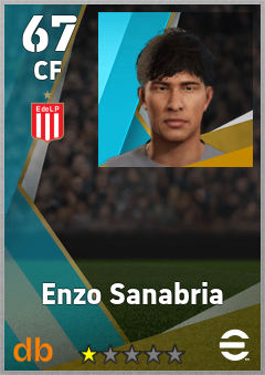 Enzo Sanabria — CF, OVR 67, MAX 67