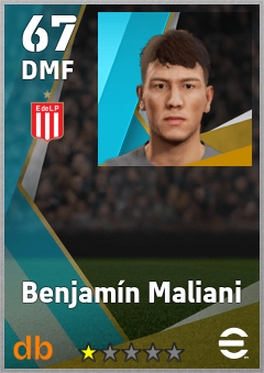 Benjamín Maliani — DMF, OVR 67, MAX 67