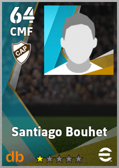 Santiago Bouhet — CMF, OVR 64, MAX 64