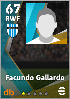 Facundo Gallardo — RWF, OVR 67, MAX 67