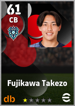 Fujikawa Takezo — CB, OVR 61, MAX 61