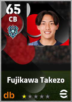 Fujikawa Takezo — CB, OVR 65, MAX 65