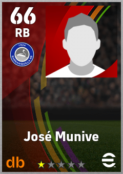 José Munive — RB, OVR 66, MAX 66