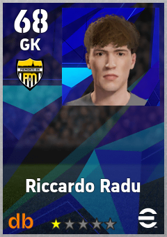 Riccardo Radu — GK, OVR 68, MAX 68
