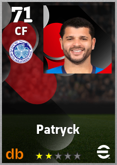 Patryck — CF, OVR 71, MAX 71