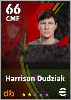 Harrison Dudziak eFootball player card