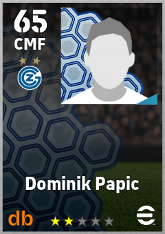 Dominik Papic — CMF, OVR 65, MAX 65