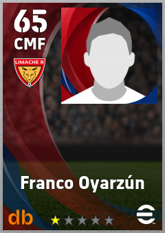 Franco Oyarzún — CMF, OVR 65, MAX 65