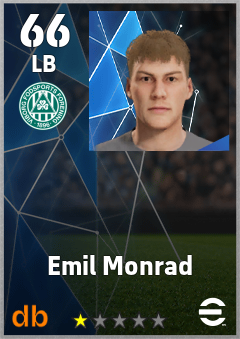 Emil Monrad — LB, OVR 66, MAX 66