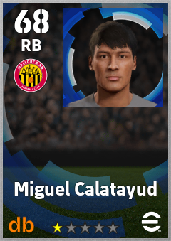 Miguel Calatayud — RB, OVR 68, MAX 68