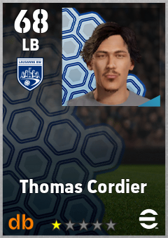 Thomas Cordier eFootball player card