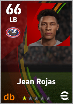Jean Rojas — LB, OVR 66, MAX 66