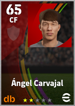 Ángel Carvajal eFootball player card