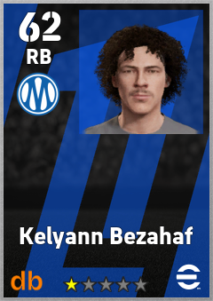 Kelyann Bezahaf — RB, OVR 62, MAX 62