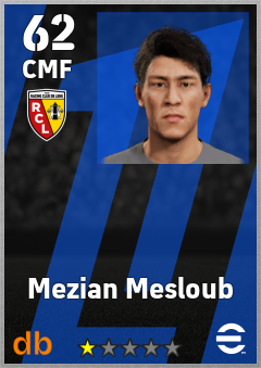 Mezian Mesloub — CMF, OVR 62, MAX 62