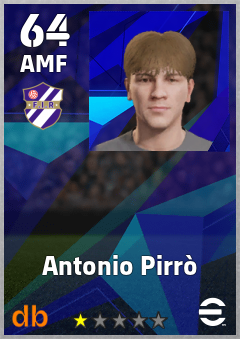 Antonio Pirrò — AMF, OVR 64, MAX 64