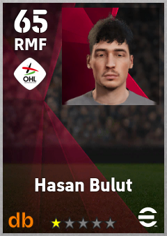 Hasan Bulut — RMF, OVR 65, MAX 65
