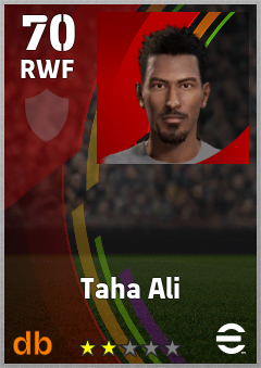 Taha Ali eFootball player card