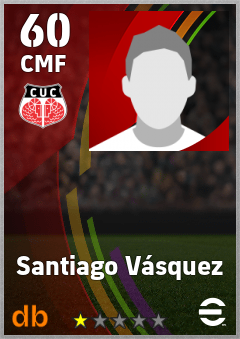 Santiago Vásquez — CMF, OVR 60, MAX 60