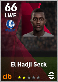 El Hadji Seck — LWF, OVR 66, MAX 66